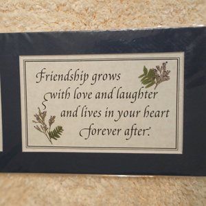 NWT~ Limited Edition Framed Print ~ The Power of Friendship (12" X 6")